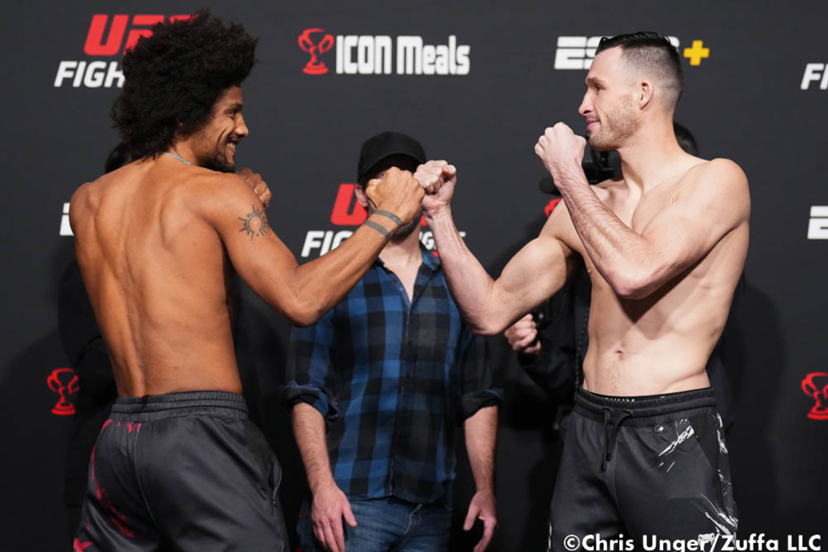 Photos Ufc Fight Night Official Weigh Ins Faceoffs Mma Underground