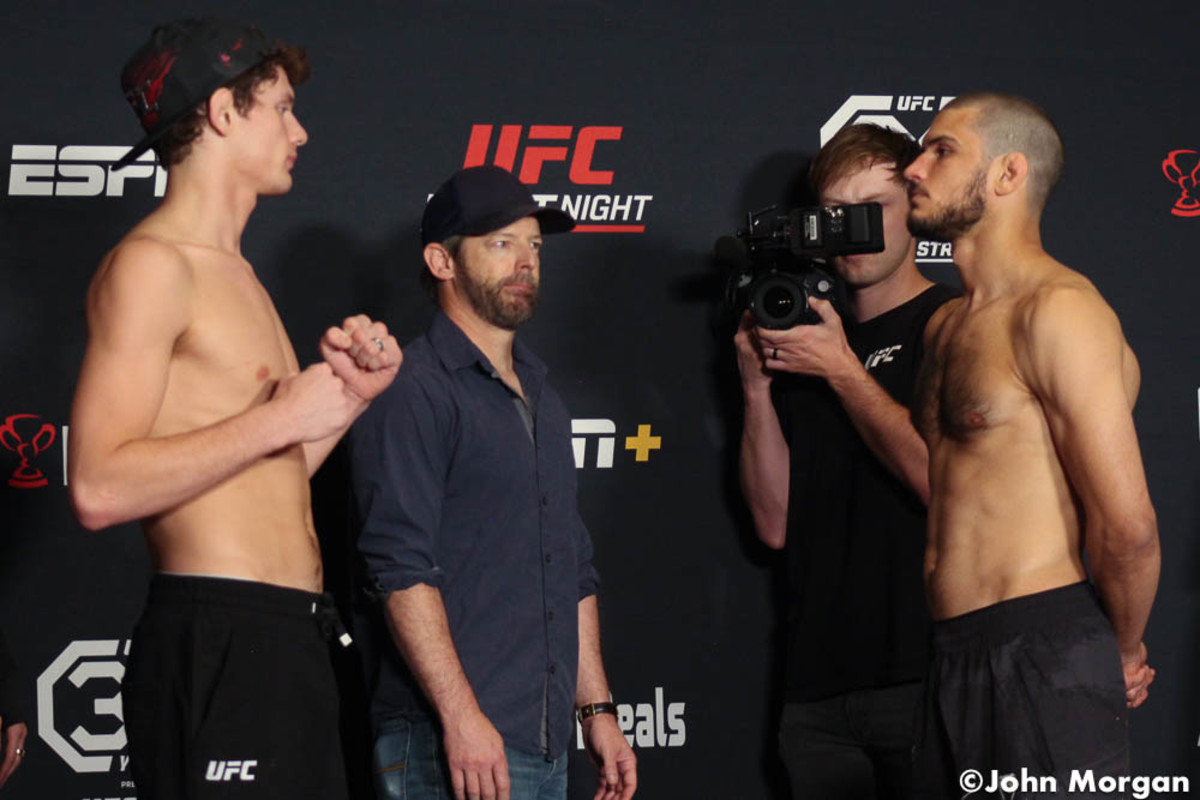 Photos Ufc Fight Night Official Weigh Ins Faceoffs Mma Underground