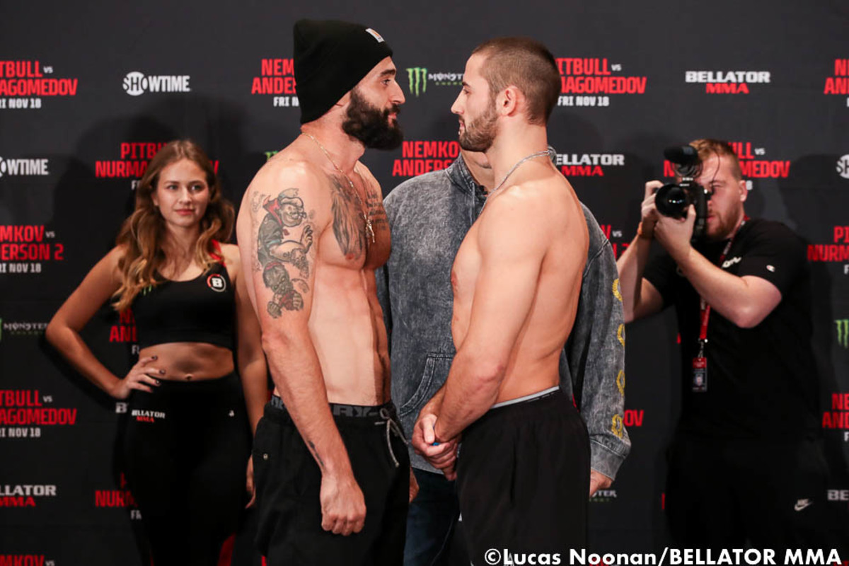 Photos Bellator Ceremonial Weigh Ins Faceoffs Mma Underground