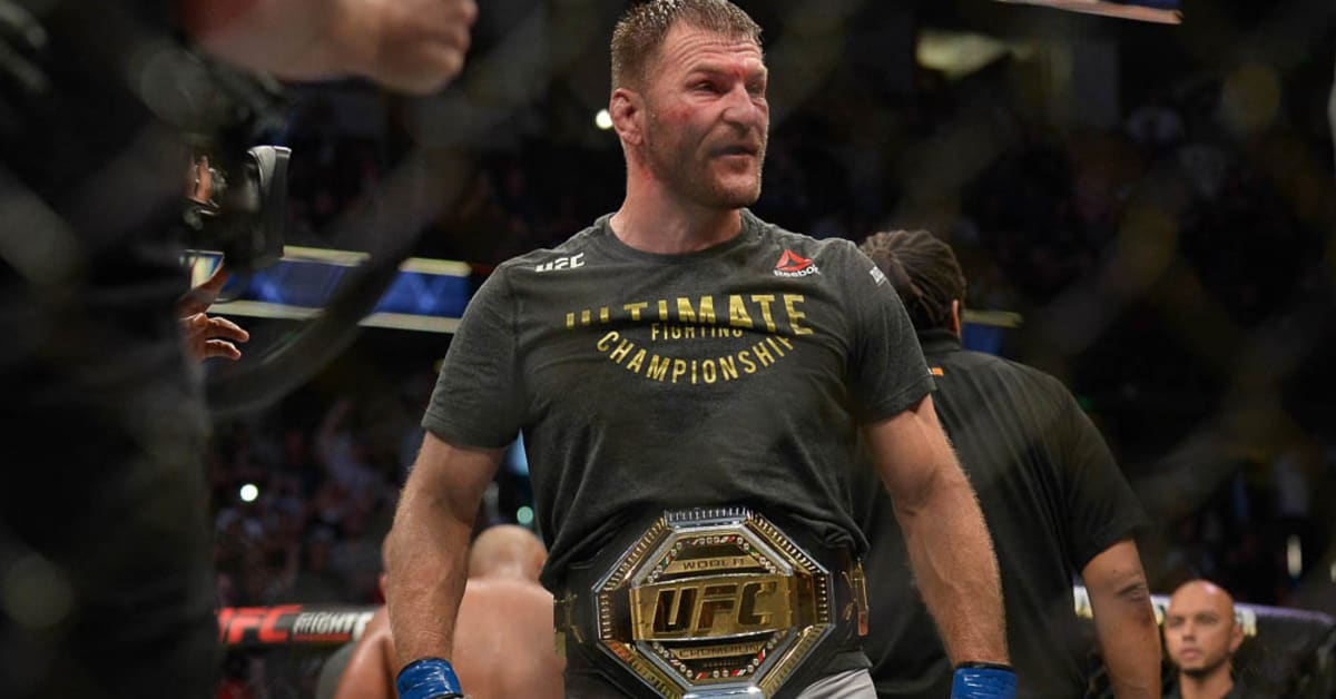 UFC champion Stipe Miocic plans to add more title belts to his trophy case