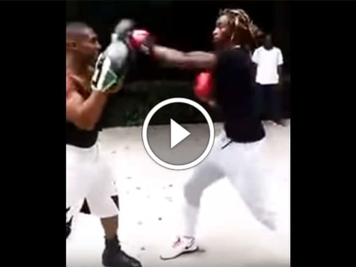 American rapper Gucci Mane shows off boxing skills - MMA Underground