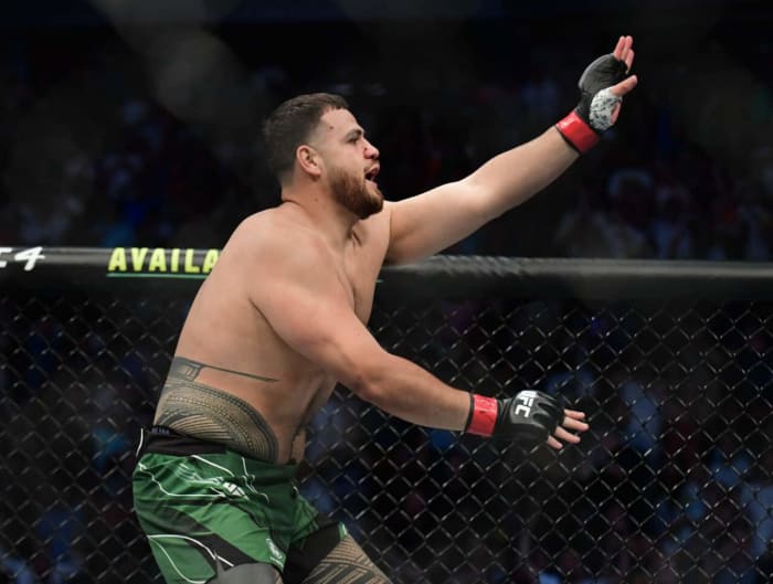 WATCH: Tai Tuivasa Hands Greg Hardy His First Knockout Loss At UFC 264 ...