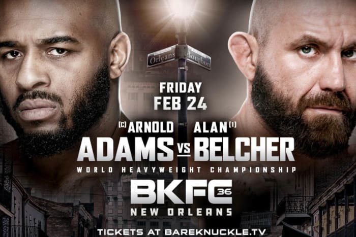 Heavyweight champ Arnold Adams faces Alan Belcher in BKFC's New Orleans ...