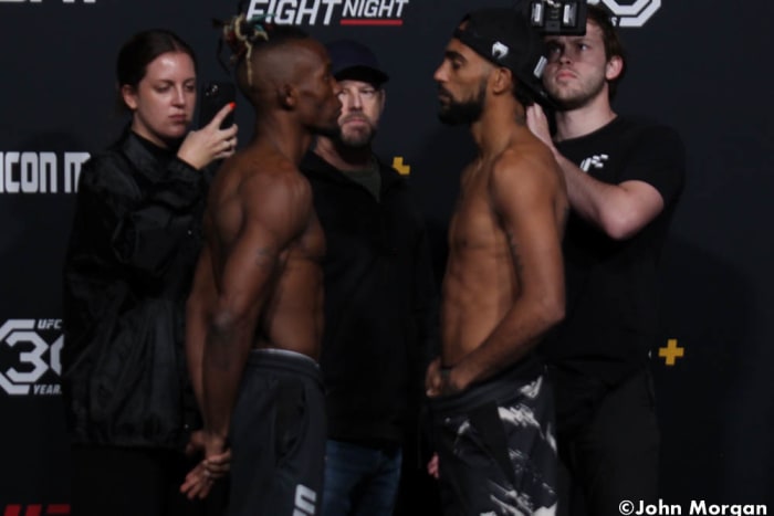 Photos: UFC Fight Night 220 Official Weigh-ins, Faceoffs - MMA Underground