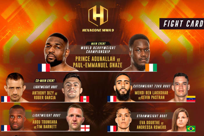 Hexagone MMA 9: Updated fight card set for Reims - MMA Underground