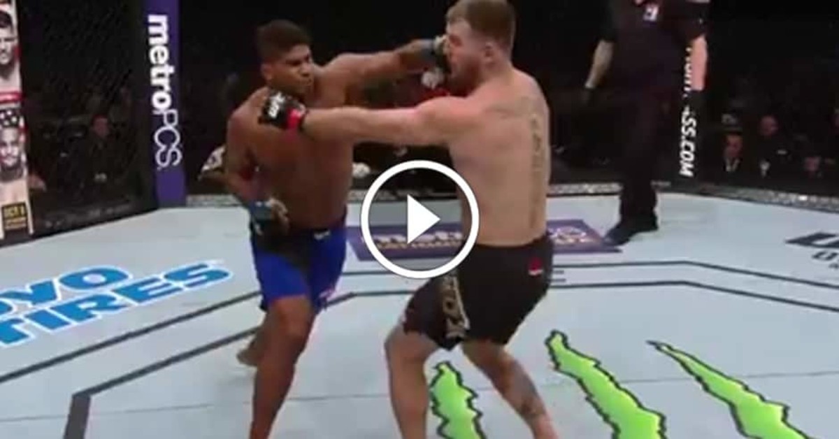 Miocic Knocks Out Overeem In The First Round Mma Underground 0039