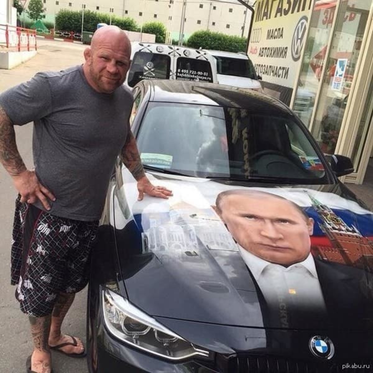Jeff Monson in a police standoff xpost from rHumanPorn  rMMA