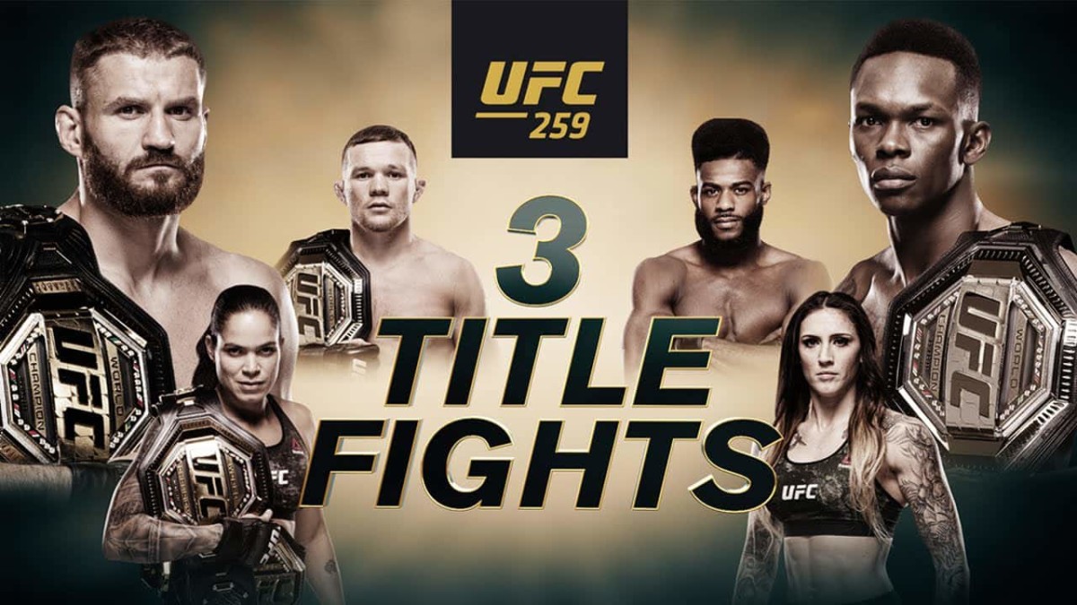 UFC 259 Complete Results - MMA Underground