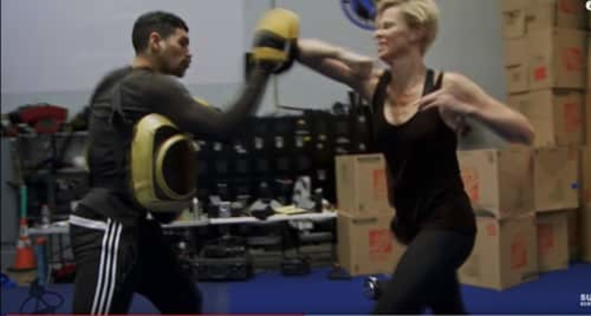 Charlize Theron fight training for Atomic Blonde - MMA Underground