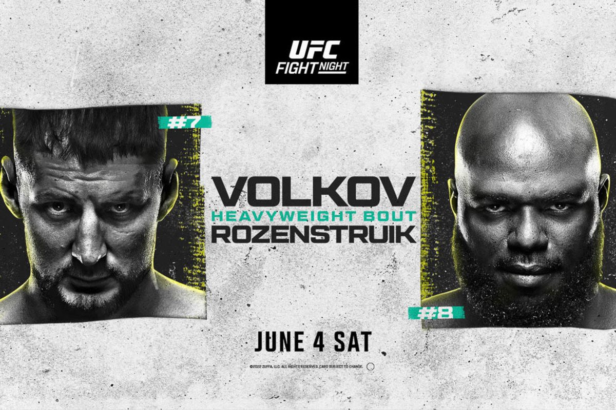 'UFC Fight Night 207 Volkov vs. Rozenstruik' live results MMA