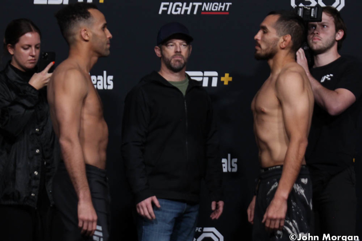 Photos Ufc Fight Night 220 Official Weigh Ins Faceoffs Mma Underground 3415