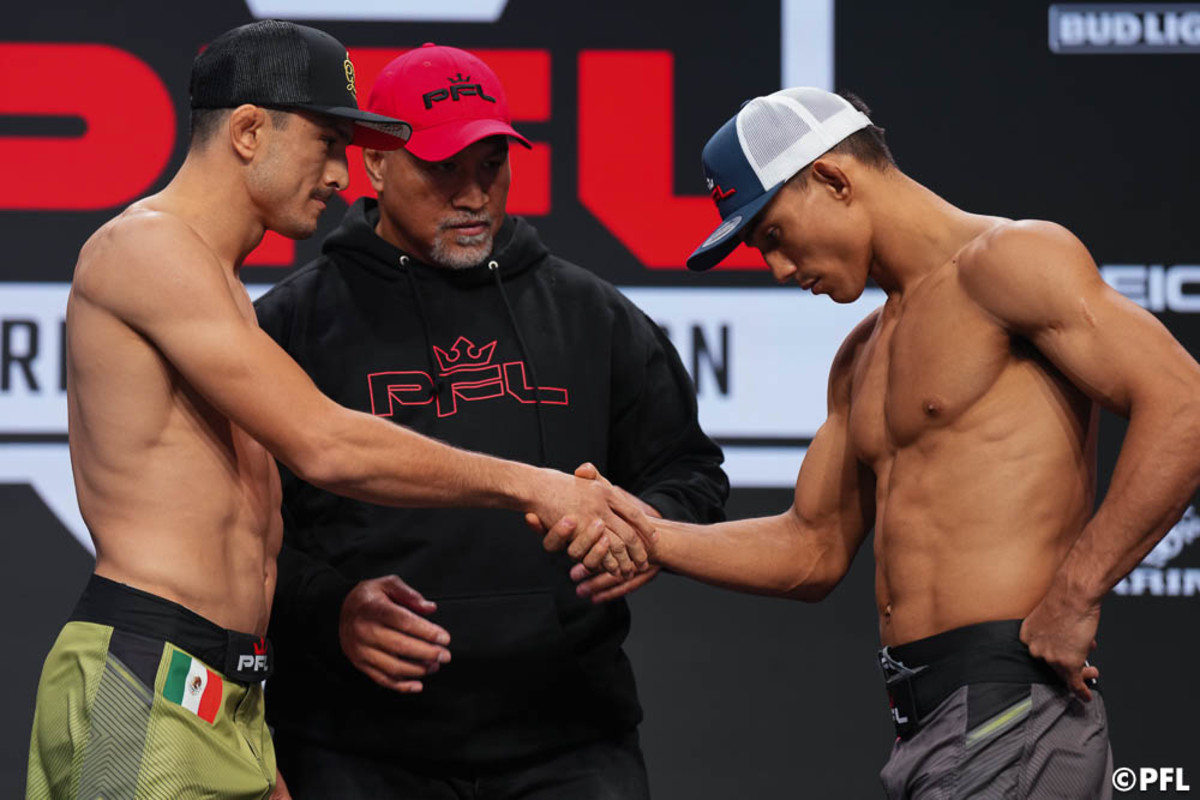 Photos: 2023 PFL 1 Ceremonial Weigh-ins, Face-offs - MMA Underground