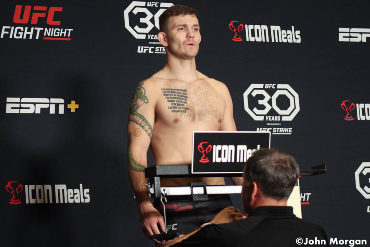 Photos UFC Fight Night 224 official weighins, faceoffs MMA Underground