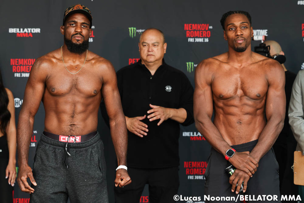 Photos: Bellator 297 ceremonial weigh-ins, faceoffs - MMA Underground