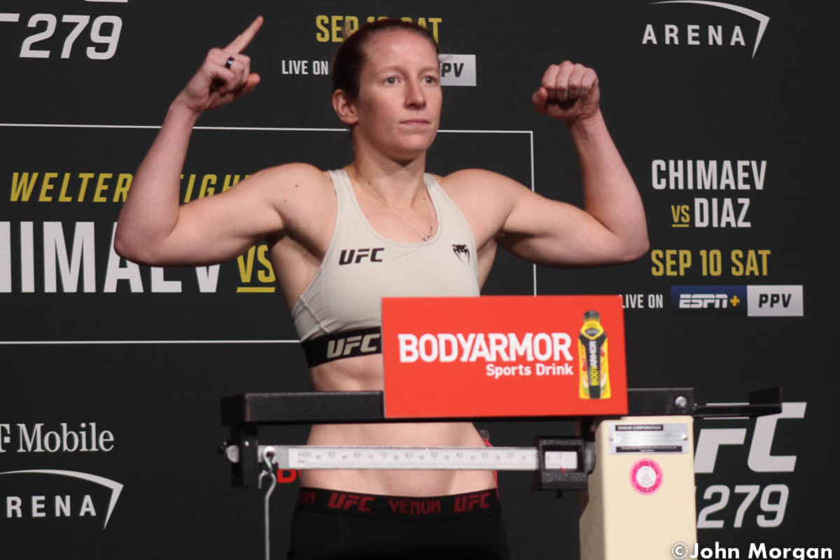 Photos: 'UFC 279: Chimaev vs. Diaz' official weigh-ins - MMA Underground