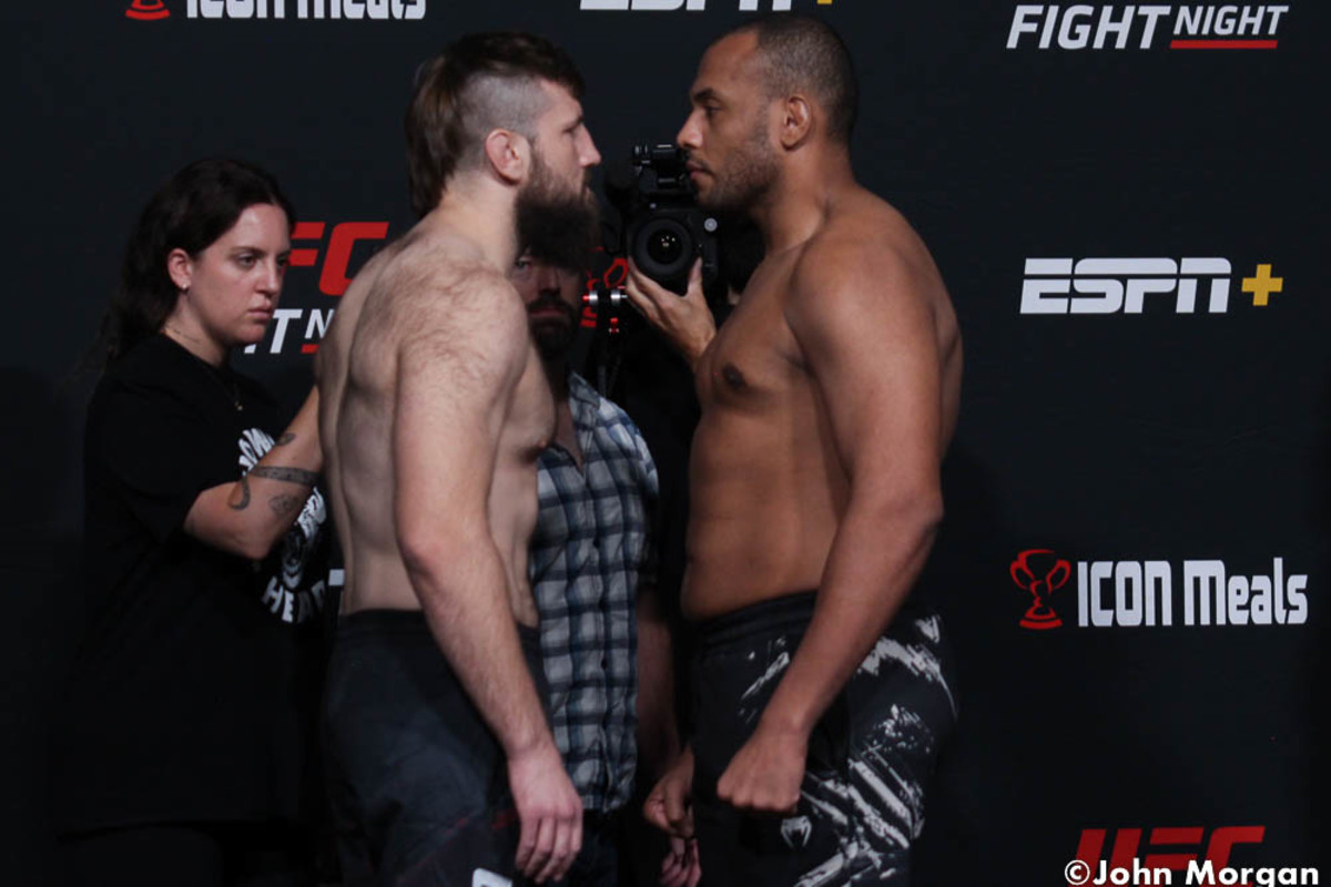 Photos Ufc Fight Night 210 Official Weigh Ins Faceoffs Mma Underground