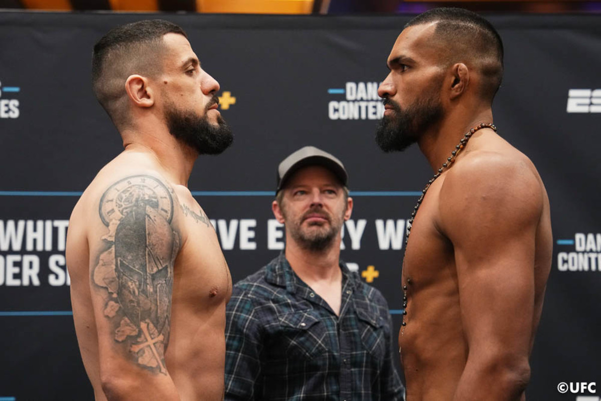 Photos: Dana White's Contender Series 61 official weigh-ins