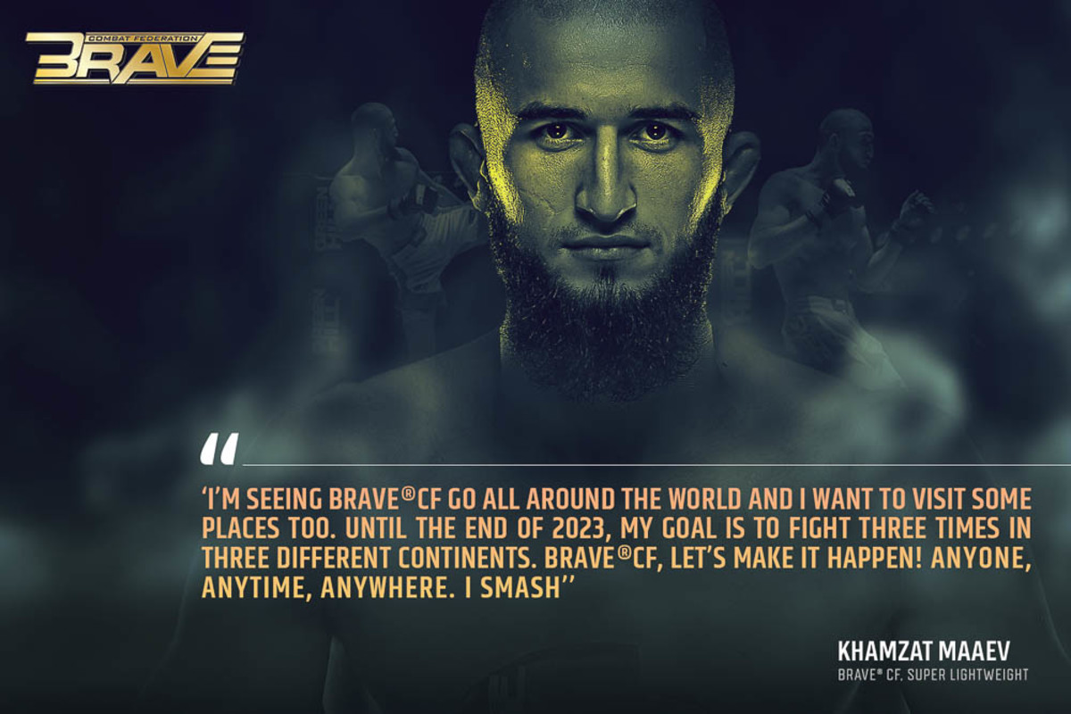 BRAVE CF's Khamzat Maaev demands 'three fights in three continents' by ...