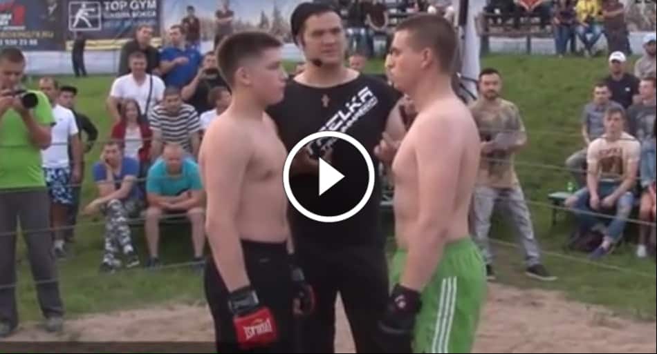 15 year-old vs 32 year-old in amateur MMA fight