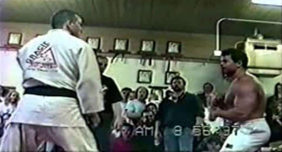 150lb Jiu-Jitsu black belt vs. 250lb bodybuilder in no-rules fight