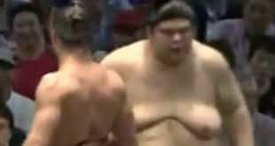 200 lb Judoka soaring in Sumo
