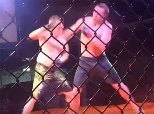 53 year old takes MMA fight against 21 year old on hour’s notice