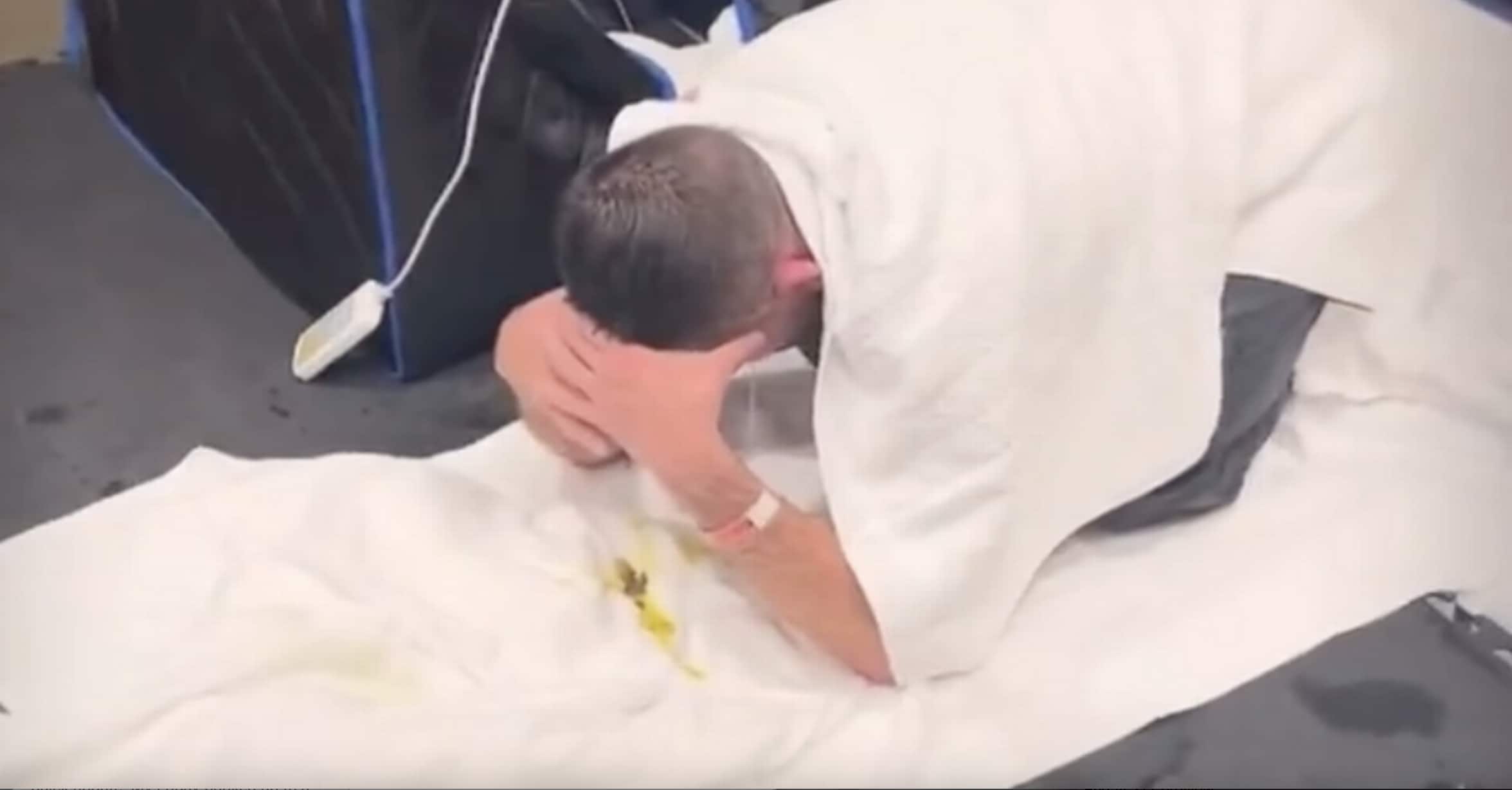 Fighter suspended for extreme weight cutting