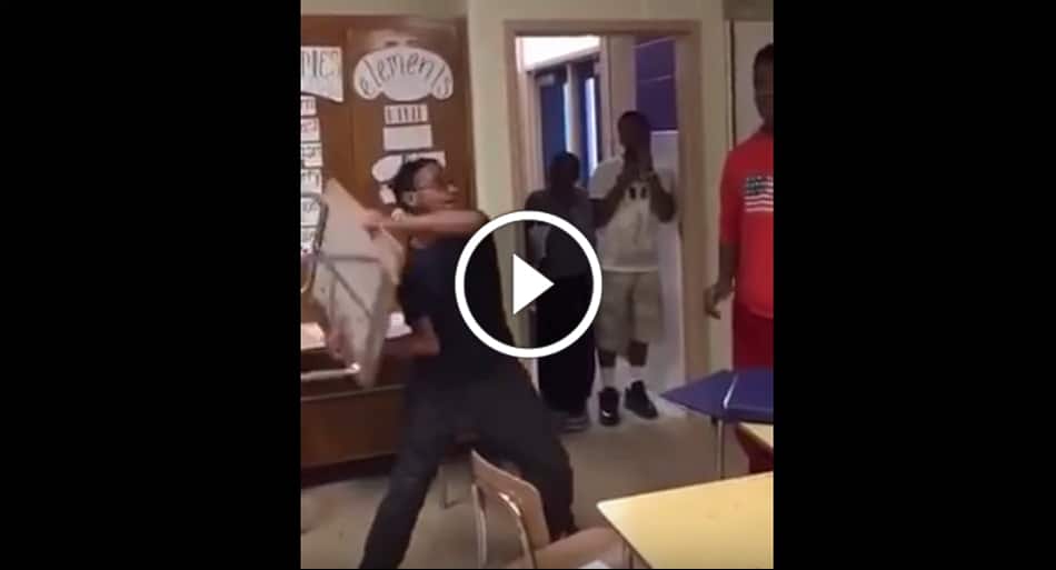 Aggressive nerd picks fight with the wrong kid