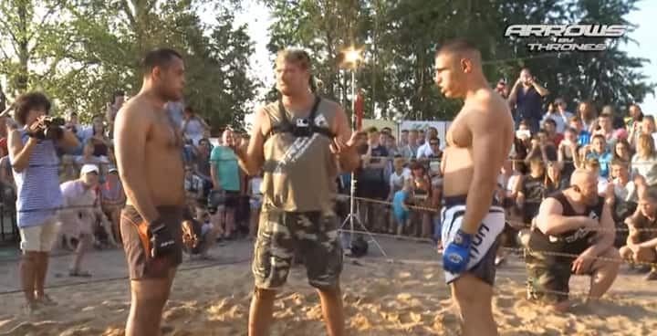 Russian air force soldier fights undefeated MMA fighter