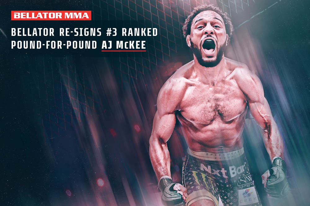 Bellator MMA re-signs former featherweight champion A.J. McKee to exclusive multi-year, multi-fight contract