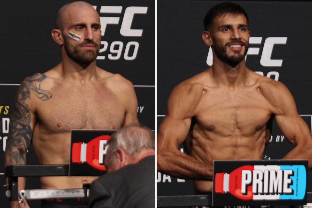 ‘UFC 290: Volkanovski vs. Rodriguez’ official weigh-in results: One fighter misses, but full 14-bout lineup set