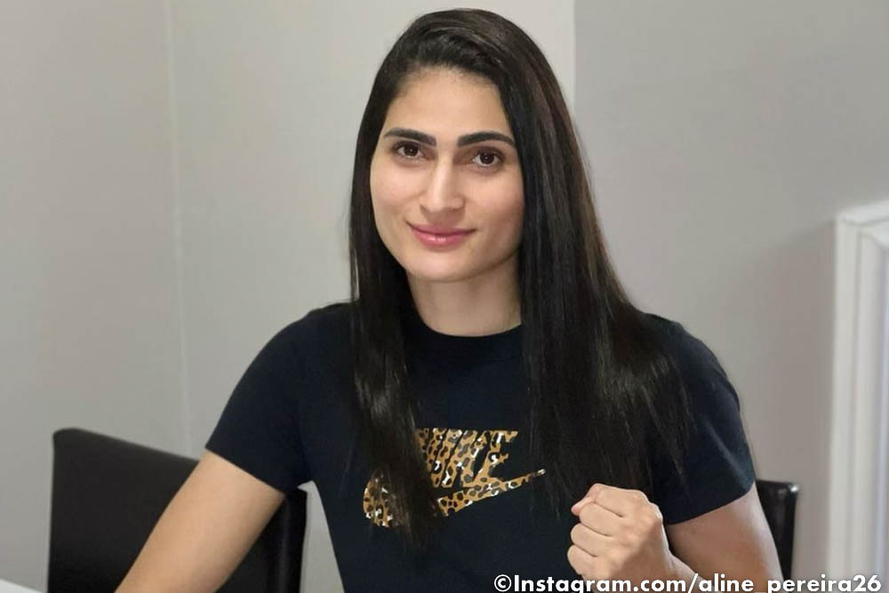 Aline Pereira ready to make an Alex Pereira-like splash at Friday’s LFA 147