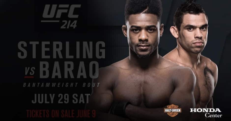 Sterling looking at Barao bout as title fight