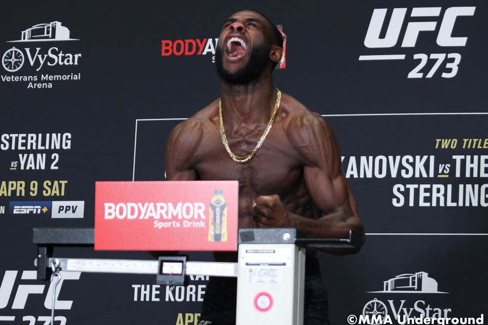 Photos: UFC 273 official weigh-ins