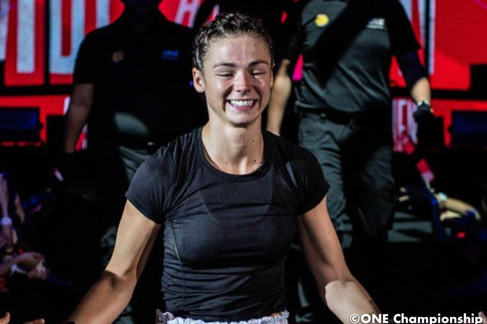 Amber Kitchen explains fighting muay Thai under ONE ruleset: ‘It’s all about aggression’