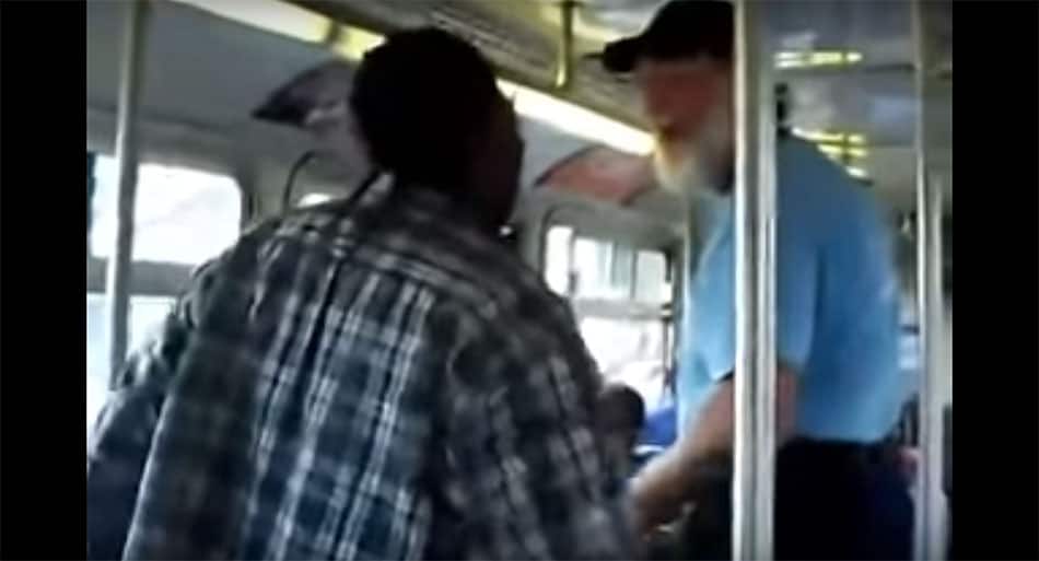 67-year-old Epic Beard Man viral bus fight