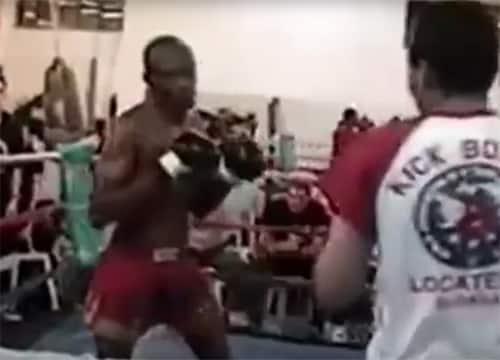 Anderson Silva fighting in rare Muay Thai footage