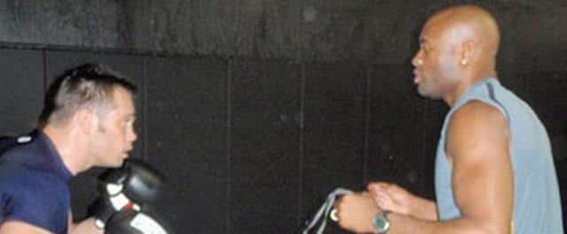 Anderson Silva Training Rich Franklin