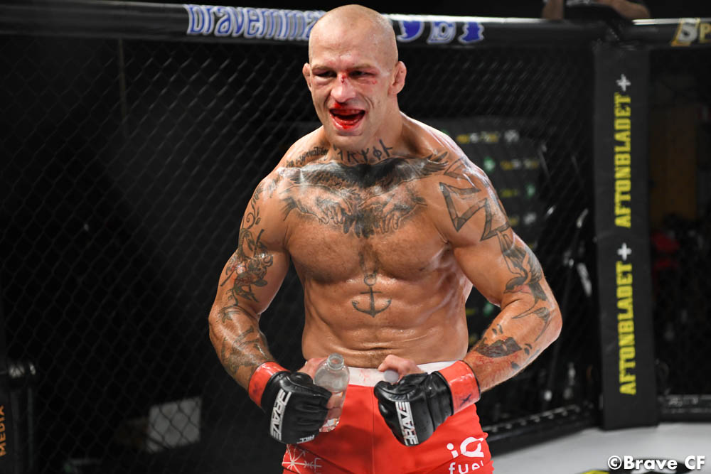 BRAVE CF 70: ‘Fight of the Year’ award winner Andreas Gustafsson Berg returns to leave his mark in new division