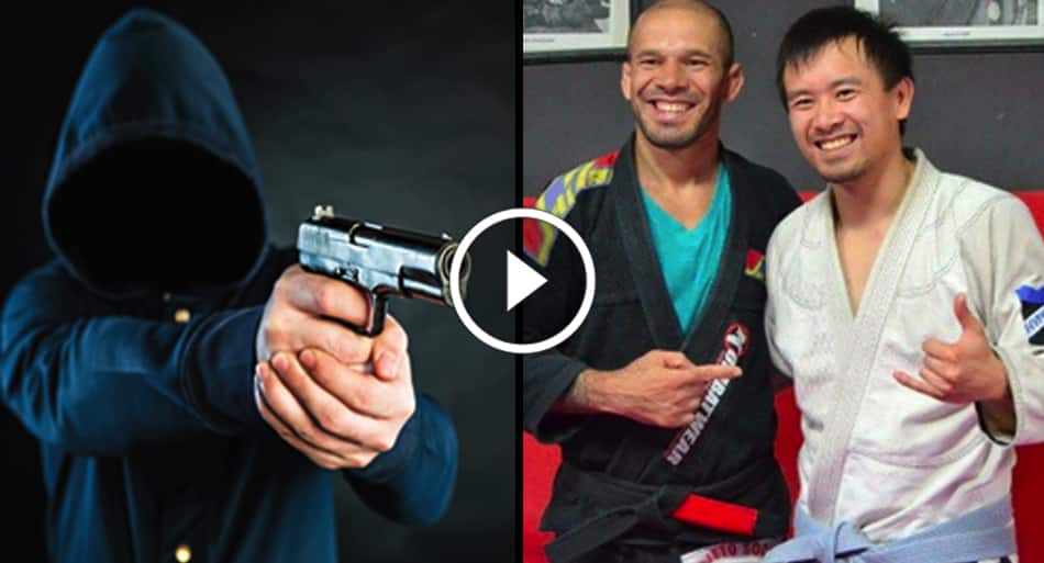 Armed Robber gets SLEPT by Jiu-Jitsu blue belt restaurant owner