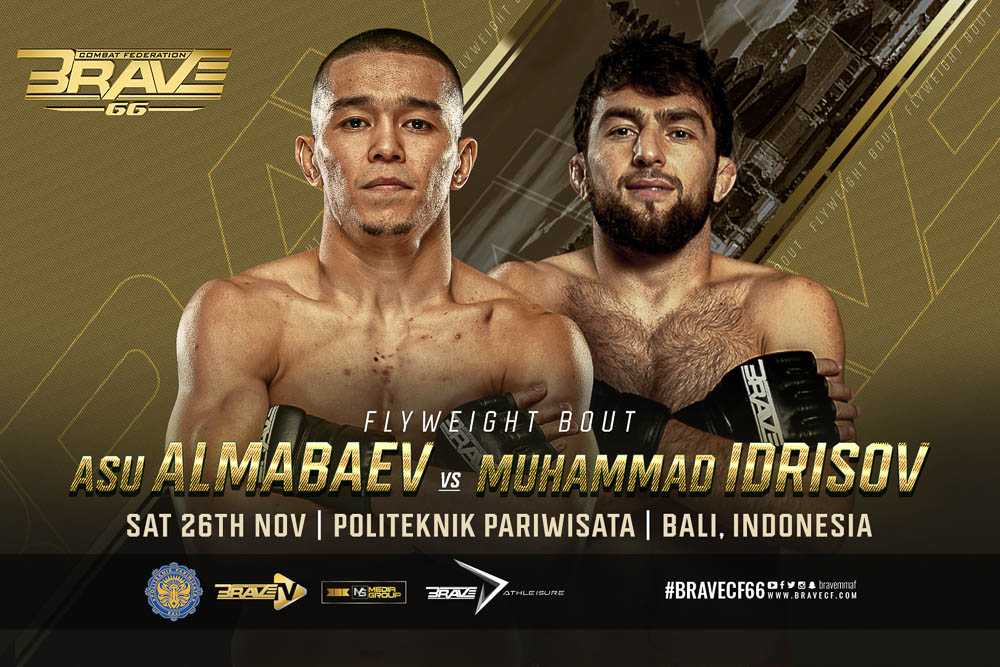 Pivotal flyweight bout between Asu Almabaev and Muhammad Idrisov headlines BRAVE CF 66