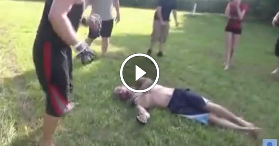 Backyard MMA fight ends in 5 second KO!