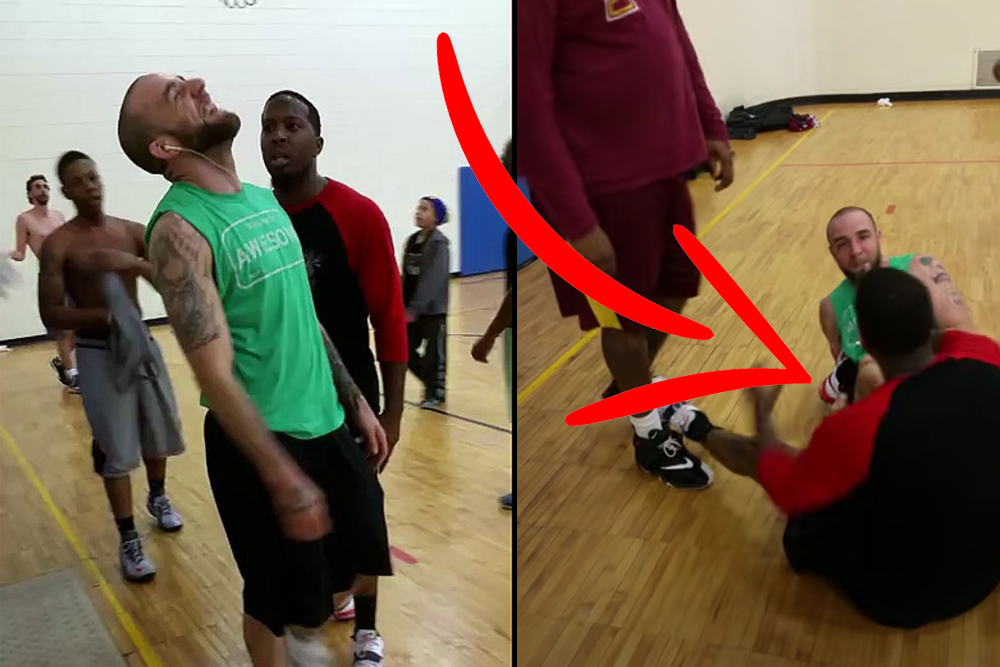 Basketball game turns into street fight – Jiu-Jitsu wins