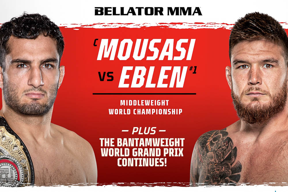 Bellator 282 features Gegard Mousasi vs. Johnny Eblen, set for June 24 at Mohegan Sun Arena