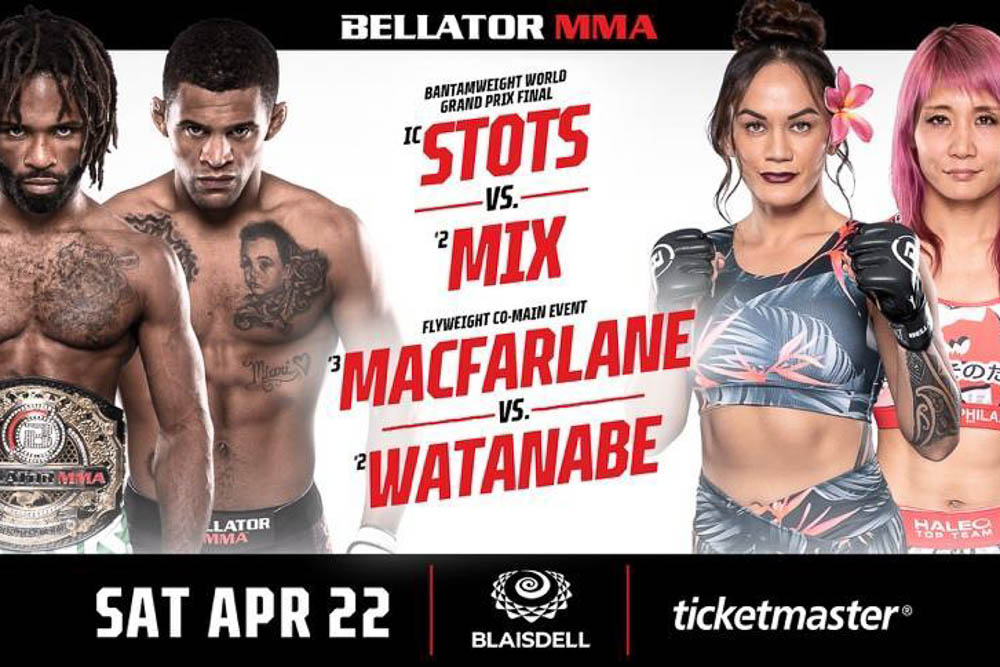 Multiple high-profile fights added to both nights of Bellator MMA’s Hawaii doubleheader on Friday, April 21 and Saturday, April 22