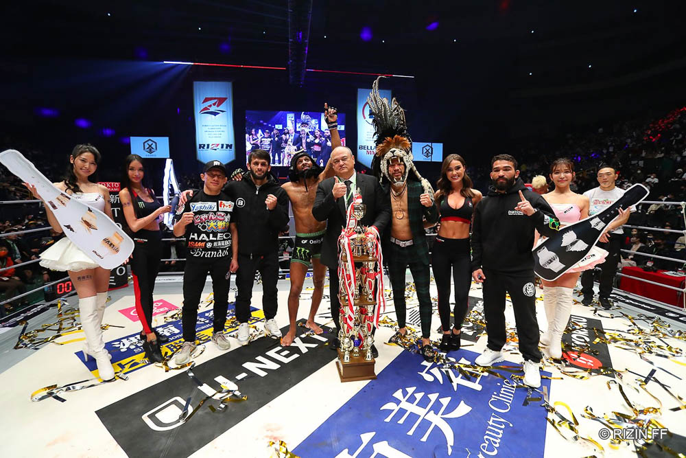 Bellator MMA sweeps Rizin in historic five-fight New Year’s event in Japan