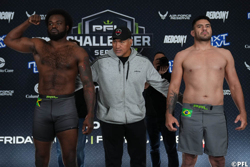 Photos: PFL Challenger Series 6 weigh-ins, faceoffs