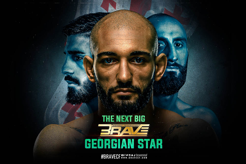 Bidzina Gavashelishvili eager to follow the footsteps of BRAVE CF Georgian stars Ilia Topuria, Guram Kutateladze