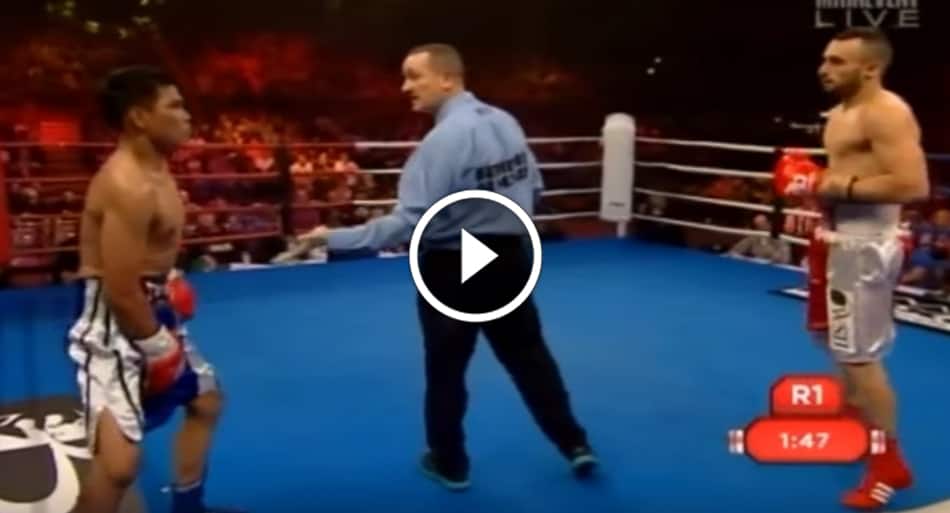 Bizarre behavior leads to crazy TKO