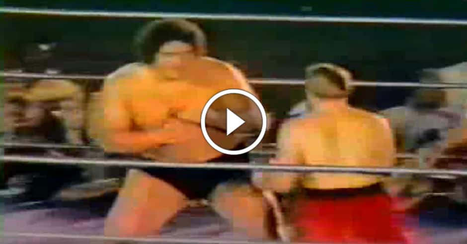 Bizarre fight between boxer and the most famous pro wrestler in history